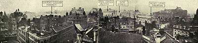roofscape of inner London in 1913
