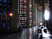 Lee's windows in the Nave of Coventry Cathedral