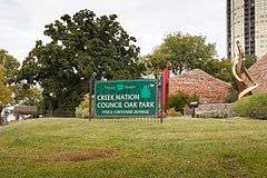 Creek Council Oak Tree