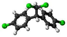 Ball-and-stick model of the DDD molecule