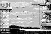A screenshot from the Mac version of the Dark Castle game.