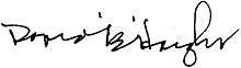 Signature of David B. Haight