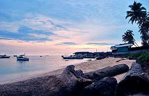 A quiet morning in Derawan Island, East Kalimantan.