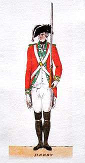 Watercolour. Foot soldier in uniform.