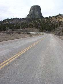 Entrance Road-Devils Tower National Monument