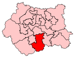 A small constituency, situated in the centre of the county to the west of two similarly-sized constituencies.