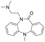 Skeletal formula of dibenzepin