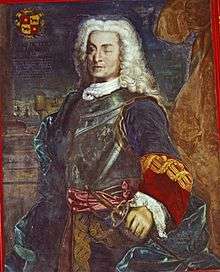 Spanish Admiral Blas de Lezo, known as Patapalo ("Pegleg") or Mediohombre ("Half-man") due to the many wounds he had incurred during his long military career. Despite having only one eye, one leg and one hand, Lezo led the naval forces that defended the city from Vice Admiral Edward Vernon during the Battle of Cartagena de Indias in 1741.