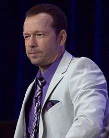A shot of Donnie Wahlberg, looking away from the camera.
