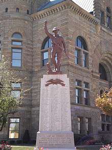 statue of World War I soldier