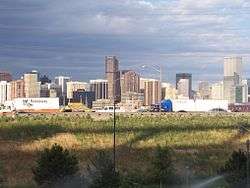 a picture of I-25 in Denver