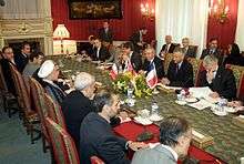 Nuclear talks in Tehran.