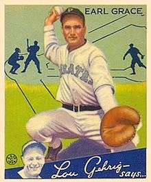 A baseball card of a man crouching waiting to throw a ball while wearing a white baseball uniform with "Pirates" written on the chest.