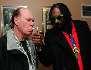 Snoop lights a joint for Ed Rosenthal