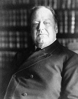 Photo of a white man in a suit (Justice Edward White)