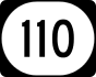Kentucky Route 110 marker