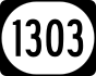 Kentucky Route 1303 marker