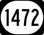 Kentucky Route 1472 marker