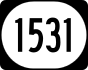 Kentucky Route 1531 marker