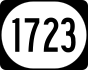 Kentucky Route 1723 marker