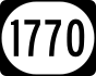 Kentucky Route 1770 marker