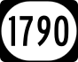 Kentucky Route 1790 marker