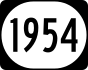 Kentucky Route 1954 marker