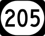 Kentucky Route 205 marker