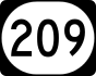 Kentucky Route 209 marker