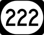 Kentucky Route 222 marker