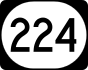 Kentucky Route 224 marker