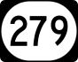 Delaware Route 279 marker