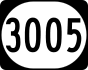 Kentucky Route 3005 marker