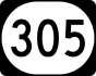 Kentucky Route 305 marker