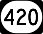 Kentucky Route 420 marker