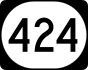 Kentucky Route 424 marker