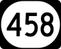 Kentucky Route 458 marker