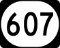 Kentucky Route 607 marker