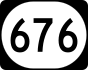 Kentucky Route 676 marker