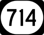 Kentucky Route 714 marker