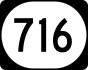 Kentucky Route 716 marker