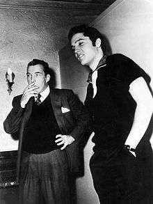 Photo of Elvis and Ed Sullivan