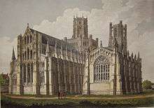 North-east aspect of Ely Cathedral