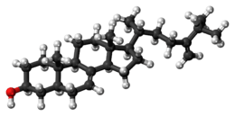Ball-and-stick model of episterol