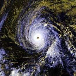 Hurricane Estelle near peak intensity on July 20, 1986