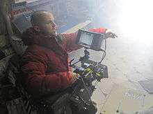 William Eubank with camera directing