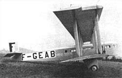 Photograph of a Farman F.60 Goliath