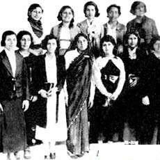 Iranian women attending the First Women's University in Iran
