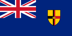 Flag of the British Crown Colony of Sarawak 1946–1963.