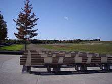 Benches at the Flight 93 Memorial